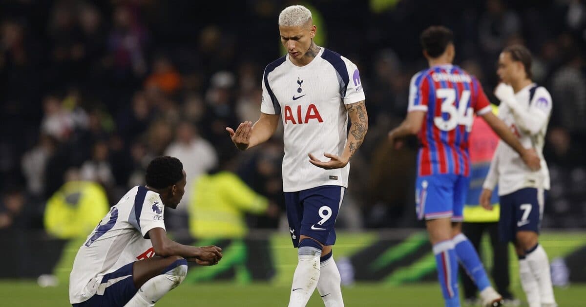 สเปอร์สใกล้ตกชั้น! พ่ายพาเลซคาบ้าน 1-3 เหลือแค่แต้มเดียวเหนือโซนแดง